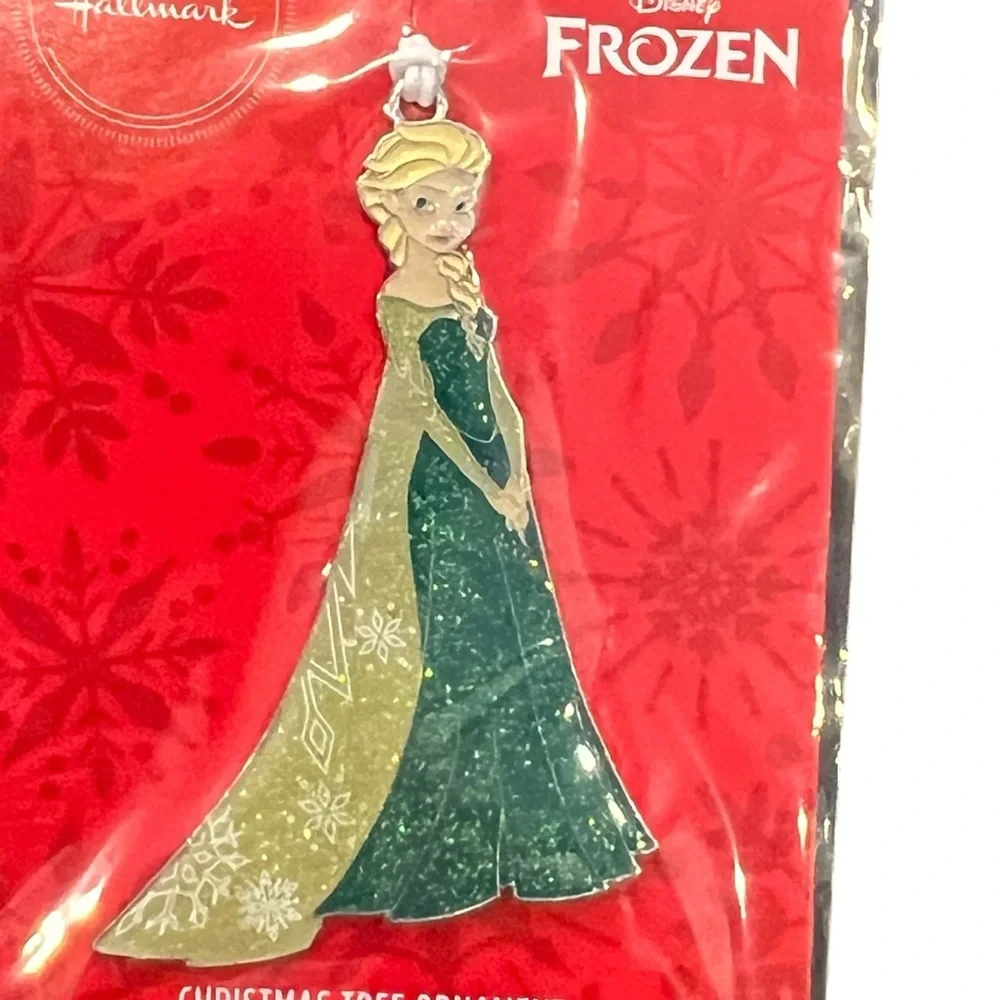 Hallmark Disney’s Princess Elsa FROZEN  Tree Ornament Metal Enamel‎ NEW
